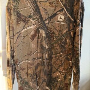 John Deere Men's Camouflage Long Sleeve Shirt